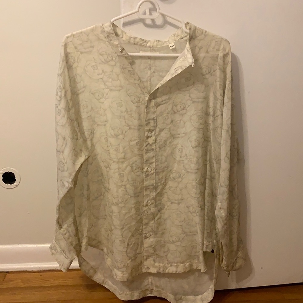 Billy Reid floral button up top
